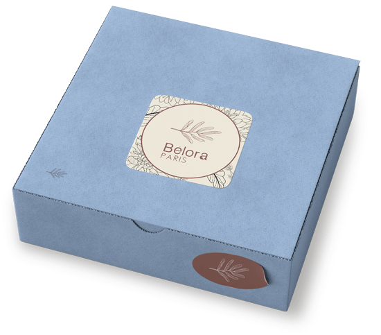 belora paris product packaging corrugated boxes